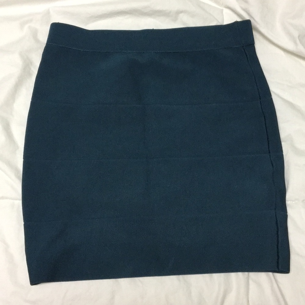Teal Mini Skirt